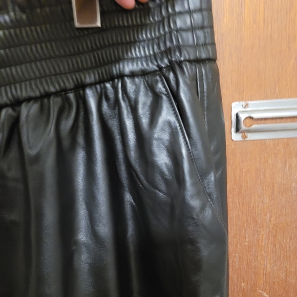 NWT Joie faux leather joggers. - Picture 3 of 6